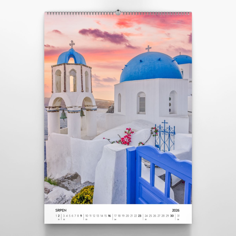 Nástenný fotokalendár Minimal A4 na výšku