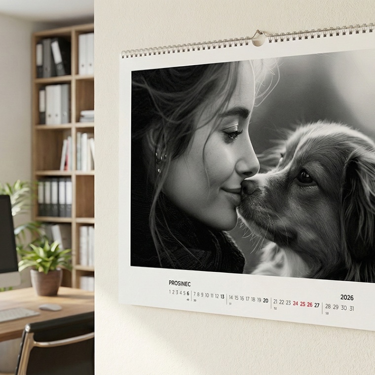 Kalendáre z fotiek na stenu