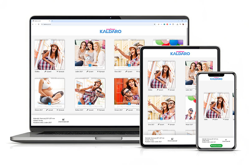 Kvalitné nástenné fotokalendáre z vašich jedinečných fotografií