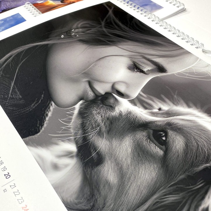 Nástenný fotokalendár Frame z vlastných fotiek, A3 na šírku