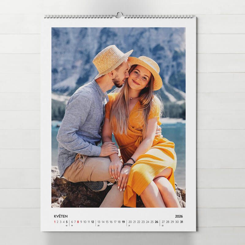 Nástenný fotokalendár Frame z vlastných fotiek, A3 na výšku