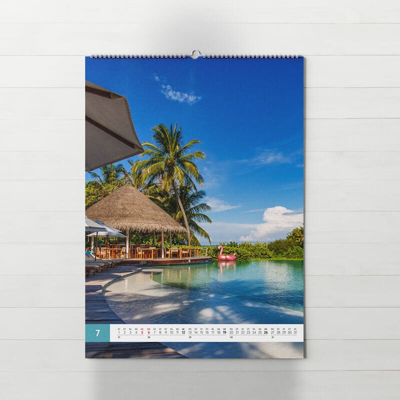 Nástenný fotokalendár Line z vlastných fotiek, A4 na výšku