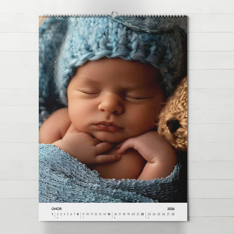 Nástenný fotokalendár Minimal z vlastných fotiek, A3 na výšku